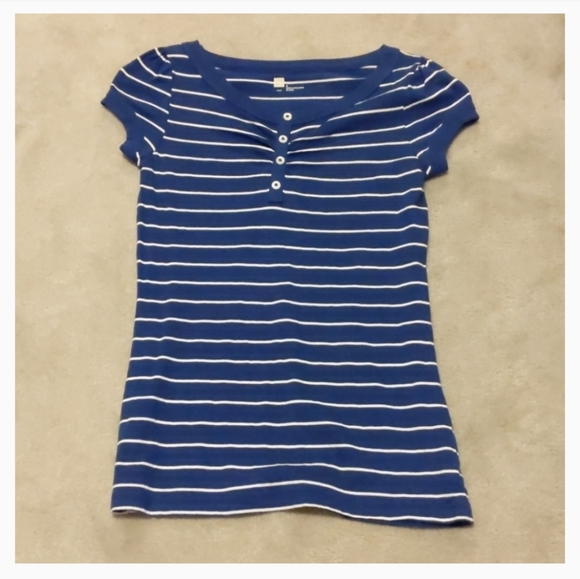 Gap Navy Striped Top - Picture 3 of 6